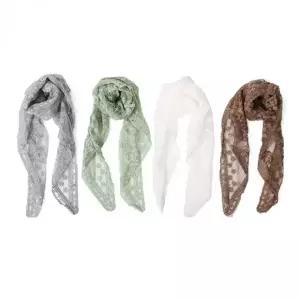 여성 여름용 미니 레이스 스카프 손수건 쁘띠 넥스카프 포인트 아이템