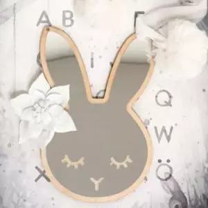 토끼 거울 어린이방 붙이는 안전거울 캐릭터거울