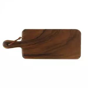 도마 아카시아 사각 대형 나무 핸들 도마