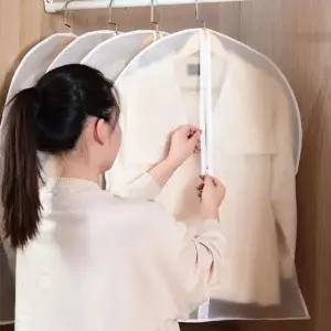 옷커버 5매 PVEA 옷커버 옷 덮개 정장 코트 옷정리 옷보관커버 옷커버부직포