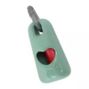 강아지 클립형 배변 봉투 케이스 세트 그린 1P 산책