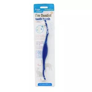 강아지 고양이 칫솔 미세모 1P 양치 치석관리 구강 강아지치아관리