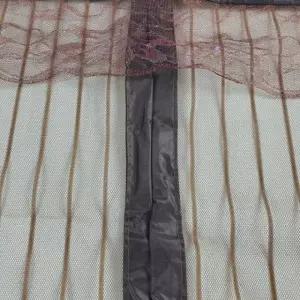 현관문 방충망 모기장 스트라이프 브라운