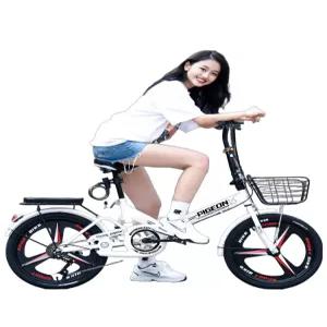 감성 클래식 여성 자전거 경량 바구니 미니벨로 레트로