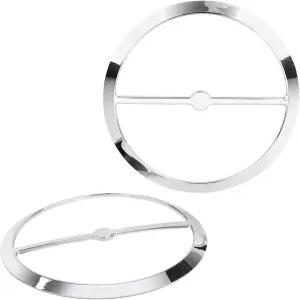 YDLMT 1쌍 크롬 모터사이클 스피커 할리 투어 일렉트라 글라이드 스트리트 울트라 리미티드 트라이 FLHTK