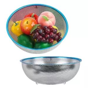 국산 스텐304 스텐 타공 펀칭 볼 바구니 5호