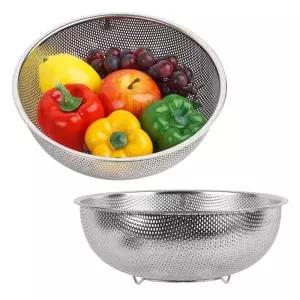 국산 스텐304 스텐 타공 펀칭 볼 바구니 4호