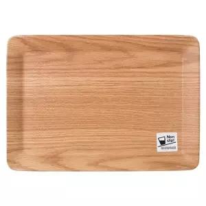 디디샵 베이지 논슬립 코팅 트레이 쟁반 - 중