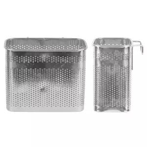 디디샵 국산 스텐 사각 수저통 2구