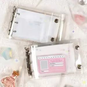 [문구/오피스] 위클리 별사탕 클리어 플래너 다이어리 투명 만년형 3공