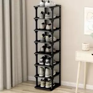 신발장 8단 신발정리대 블랙 수납 선반