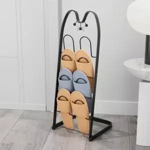 슬리퍼 거치대 4단 접이식 수납 정리대