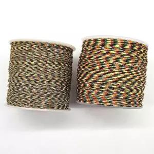 매듭 황금 오색실 매듭팔찌재료 매듭공예 꼬임실