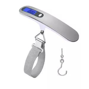 TXY 수하물 저울 50kg/110파운드 고정밀 휴대용 디지털 LCD 디스플레이 가정용 항공기 실외 낚시 무게 균형