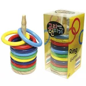 고리 던지기 세트 링던지기 아기링쌓기 놀이 링끼우기 장난감 교구 어린이집 유아 체육