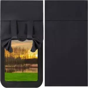 프리바운트 16 x 26 인치 RV 도어 윈도우 차양 커버 프라이버시 스크린 커튼 여행용 트레일러 모터 홈을