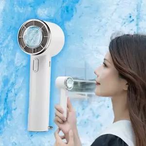 냉각패널 5단 냉각 손 선풍기 손풍기 휴대용 미니 무선 날개없는 핸디