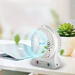 ( )USB 선풍기 사무실 책상 탁상용 미니 선풍기 화이트