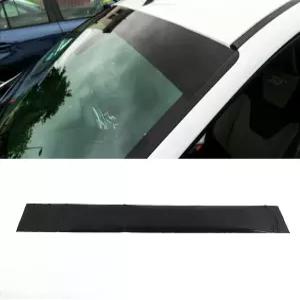 윈도우 틴트 필름 카 밴 윈드스크린 선 스트립 글로스 블랙 140x20cm 범용 PVC 자동차용 윈드실드 스티커