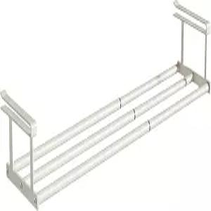 확장 가능한 신발장 접이식 옷장용 캐비닛 신발 정리함 아래 조절 흰색1백색