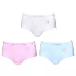 (TRY)여성 삼각팬티 맥시포인티유색3매 J06 엄마팬티