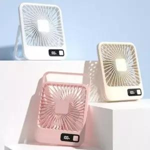 KC 탁상용선풍기 사무실 자연풍 무소음 5단 풍량조절 미니선풍기 휴대용선풍기