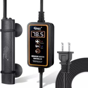 디지털 디스플레이 외부 컨트롤러 담수가 있는 하이거 미니 잠수식 수족관 히터 거북이 및 베타 어항