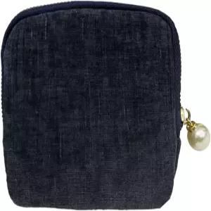 여행용 주얼리 정리함 13x14cm 실크 새틴 5겹 멀티 수납 지퍼 파우치 패션 미니 케이스 팔찌 반지 귀걸이