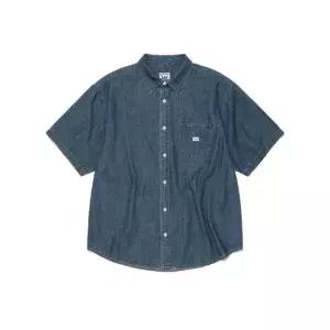 리반팔티 VQA LE2602SS03IM 로코 포켓 데님 반팔 셔츠 인디고 미듐