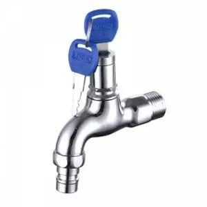 (색상 잠금장치수도꼭지)잠금 세탁기 수도꼭지 고급 세탁기 수전 가정용 베란다 다용도 수도