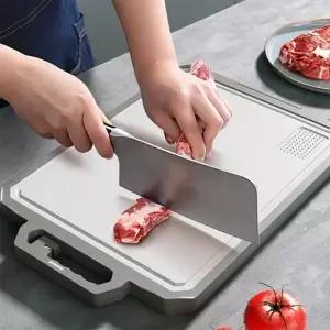 ( )주방 스테인레스 316 양면도마 다용도 칼갈이 강판