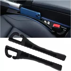 2PCS 다용도 카시트 갭 필러 정리함 수납 슬롯/폰 홀더가 있는 플러그 포수/콘솔 사이의 유니버설 인입으로