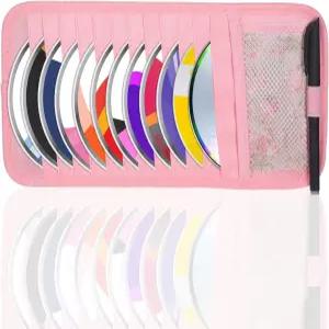 자동차 CD 케이스 홀더 DVD 차량용 바이저 보관 오랑자이저 선 정리함 대용량 12개의 슬리브 메쉬 포켓 펜