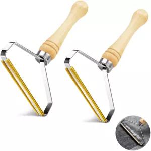 보풀 제거제 반려동물 털 2팩 재사용 가능한 의류 카펫 소파 가구 원단 면도기 브러시 스크레이퍼