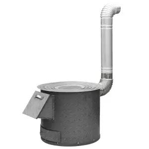 무쇠 주물 화목 난로 펠렛 작업장 숯불 군고구마 장작 불멍 화덕 농업용 두꺼운 나무