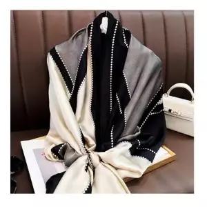 고급 머플러스카프 클래식 롱 롱스카프 롱스카프 남성스카프 롱머플러 실크스카프 봄스카프 여성스카프