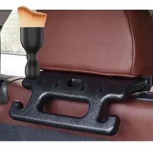 ( )자동차 헤드레스트 다용도걸이 옷걸이 후크 손잡이 다용도 먼지 브러쉬 세트