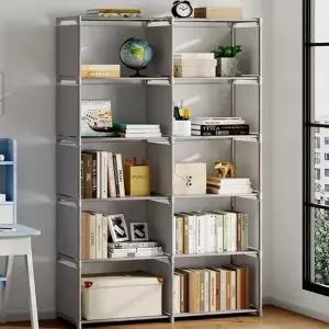 헬프그린 틈새 책장 선반 북트레이 조립 옷장 다용도 수납장 10칸 창고 수납선반 보관가구