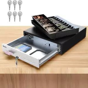 Beelta 18인치 현금 서랍 ？ 마이크로 스위치 및 비상 해제 기능이 있는 튼튼한 제품 5B5C 미디어 슬롯