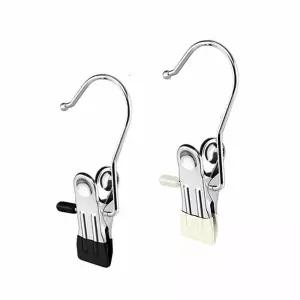 초강력 논슬립 외걸이 집게 100개 만능 옷걸이 미끄럼방지 집게 걸이 모자걸이 바지걸이 치마걸이 외집게