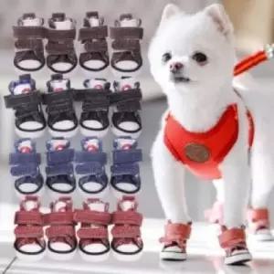 파스텔 캔버스화 블랙 1호) 애견신발 강아지신발 도기신발하운드신발 고무신발