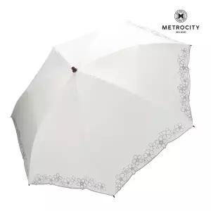 [롯데백화점]메트로시티 빅플로 자수 카본 차광 양산 MPSA-P415