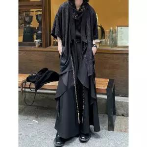 남자치마바지 루즈 스커트 통바지 남자 여름 린넨 밴딩