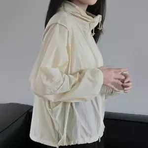 경량 자외선 차단 후드 집업 여성 바람막이 러닝 자켓