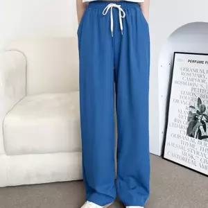 밴딩 바지 팬츠 여름 긴바지 여자 여성 와이드 운동 실내 여행 휴양지 컬러 무지 패션 하의 소품 용품