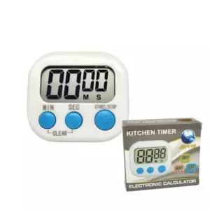 ( )디지털 주방 쿠킹 타이머 공부 스톱워치 화이트