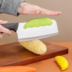 (타입 색상랜덤)칼등 실리콘 커버 칼꽂이 가정용 미끄럼 방지 주방 용품 업소용 소품 칼커버 손잡이 기구