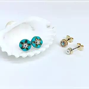 귀걸이 핸드메이드 블루가든 RWE13B27