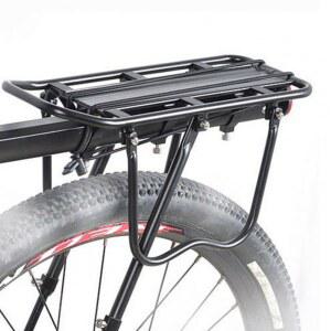 튼튼한 산악 자전거 랙 수하물 선반 가방 스톡 사이클링 블랙 스탠드 거치대 MTB 후방 후면