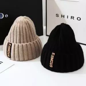 챙없는모자 여성 겨울 방한 니트 비니 스타일리쉬 털모자